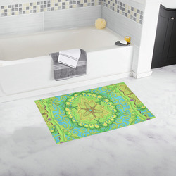 cactus flower 4 Bath Rug 16''x 28''