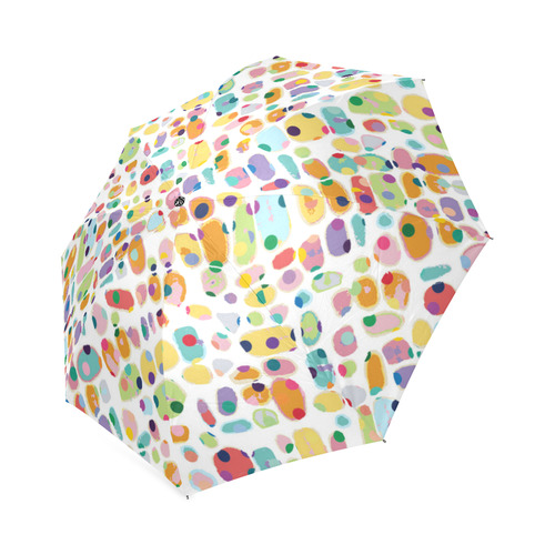 AbstractSpots1UmbrellaFoldable Foldable Umbrella (Model U01)
