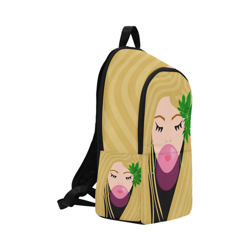 420 Girl Fabric Backpack for Adult (Model 1659)