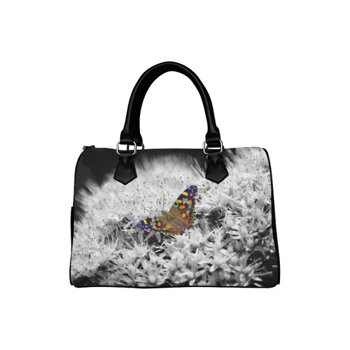 Splash of Flutter Boston Handbag (Model 1621)