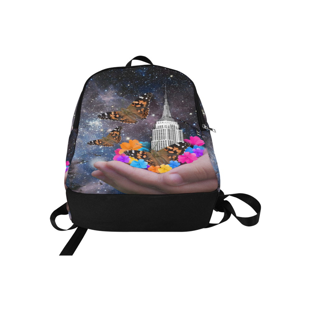 World in my Hands Fabric Backpack for Adult (Model 1659)