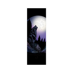 Howling Wolf Poster 12"x36"