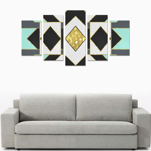 Aztec Spears Canvas Print Sets A (No Frame)