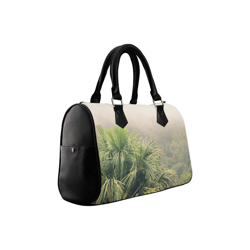 Rainforest Fog Boston Handbag (Model 1621)