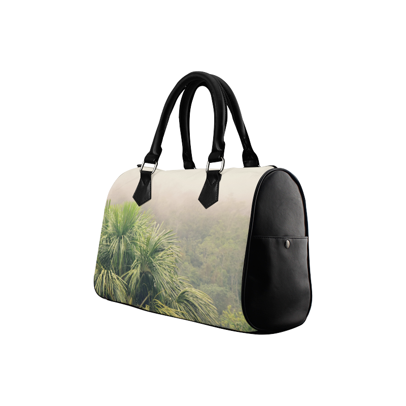 Rainforest Fog Boston Handbag (Model 1621)