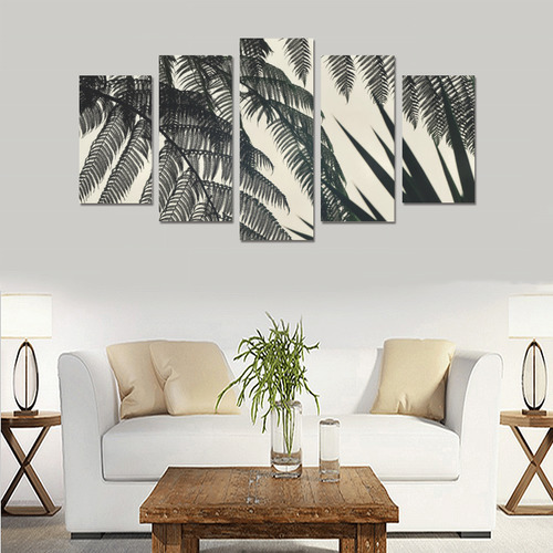 BNW Costa Rica Palm Canvas Print Sets A (No Frame)