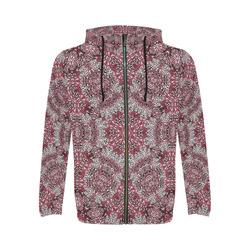 Batik Maharani #5A - Jera Nour All Over Print Full Zip Hoodie for Men (Model H14)