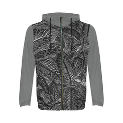 Steel Foliage - Jera Nour All Over Print Full Zip Hoodie for Men (Model H14)