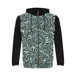 Batik Maharani #4B - Jera Nour All Over Print Full Zip Hoodie for Men (Model H14)