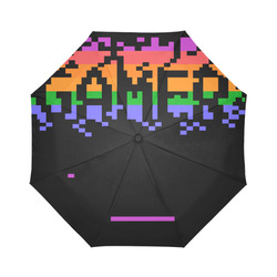 Pixelated Gamer Auto-Foldable Umbrella (Model U04)