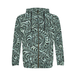 Batik Maharani #4B - Jera Nour All Over Print Full Zip Hoodie for Men (Model H14)