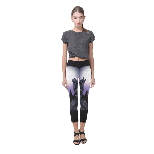 Howling Wolf Capri Legging (Model L02)