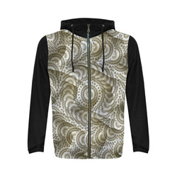 Batik Maharani #4A - Jera Nour All Over Print Full Zip Hoodie for Men (Model H14)