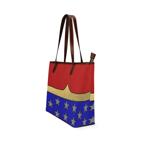 Wonder Hero Shoulder Tote Bag (Model 1646)