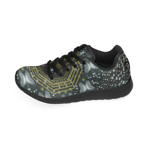 Leaf earth and heart butterflies in the universe Men’s Running Shoes (Model 020)