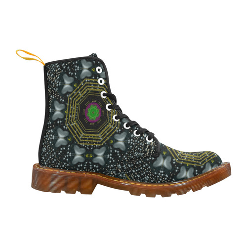 Leaf earth and heart butterflies in the universe Martin Boots For Men Model 1203H