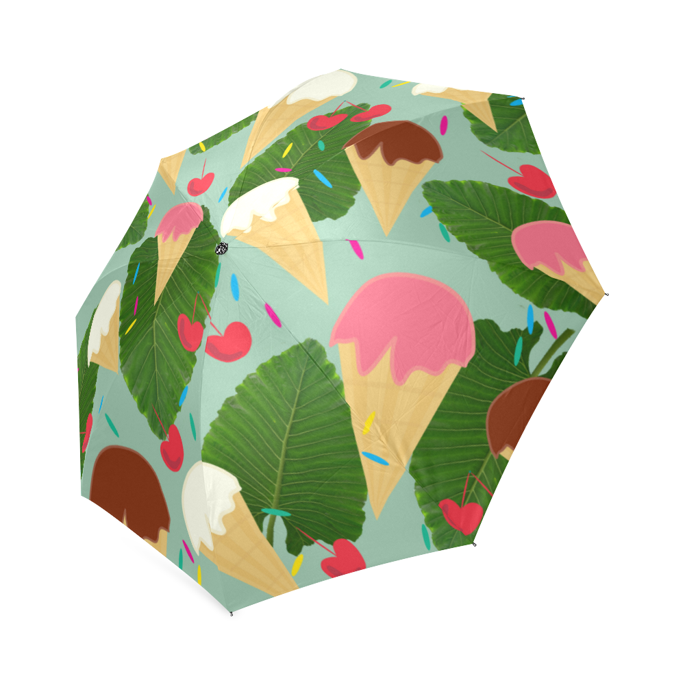 Tropical Ice Cream Foldable Umbrella (Model U01)