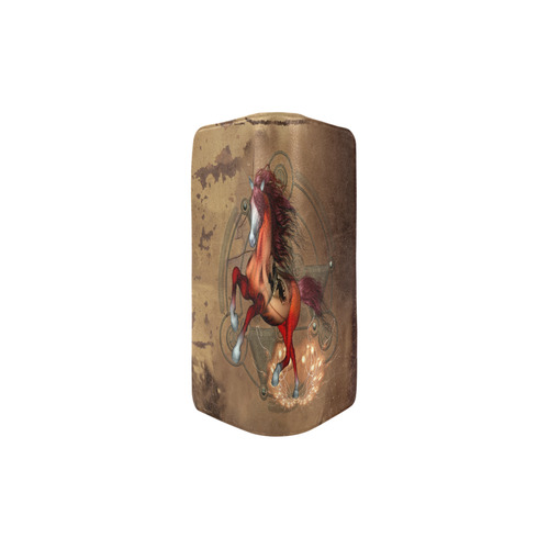 Wonderful horse with skull, red colors Women's Clutch Purse (Model 1637)