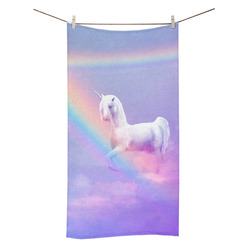 Unicorn and Rainbow Bath Towel 30"x56"