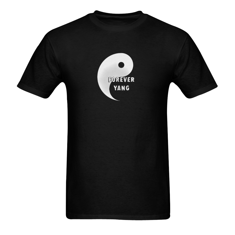 Forever Yang (Yin Yang) Sunny Men's T- shirt (Model T06)