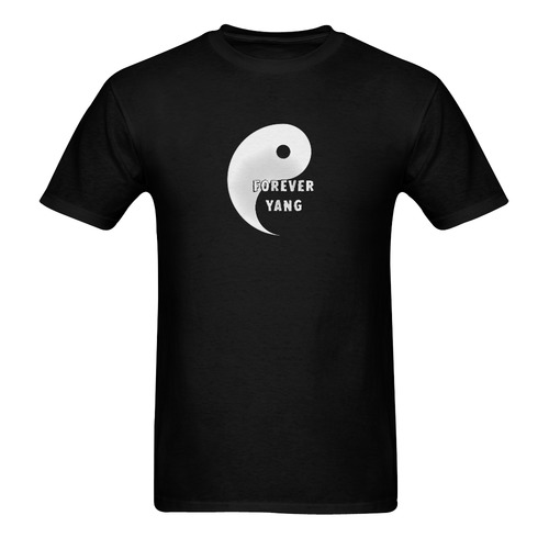 Forever Yang (Yin Yang) Sunny Men's T- shirt (Model T06)