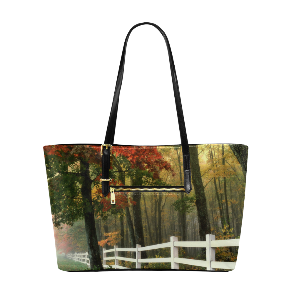 Autumn Morning Euramerican Tote Bag/Large (Model 1656)