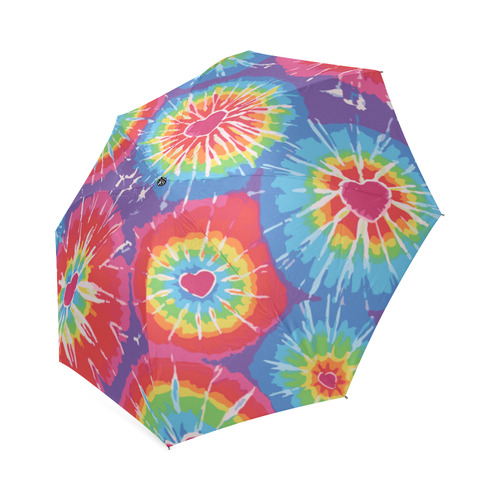 TYE DYE umbrella Foldable Umbrella (Model U01)