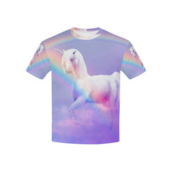 Unicorn and Rainbow Kids' All Over Print T-shirt (USA Size) (Model T40)