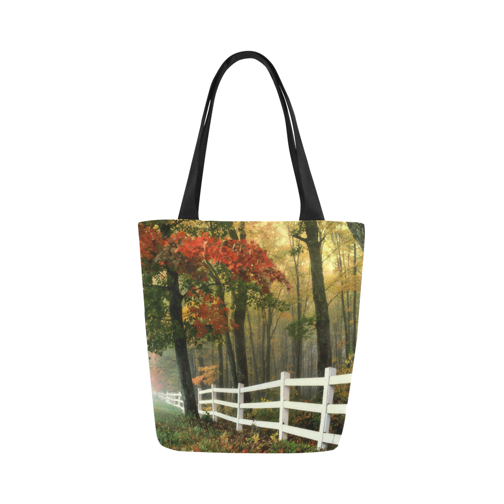 Autumn Morning Canvas Tote Bag (Model 1657)