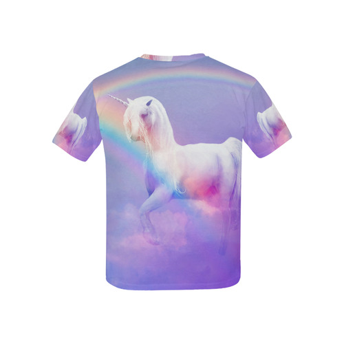 Unicorn and Rainbow Kids' All Over Print T-shirt (USA Size) (Model T40)