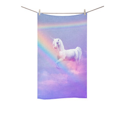 Unicorn and Rainbow Custom Towel 16"x28"
