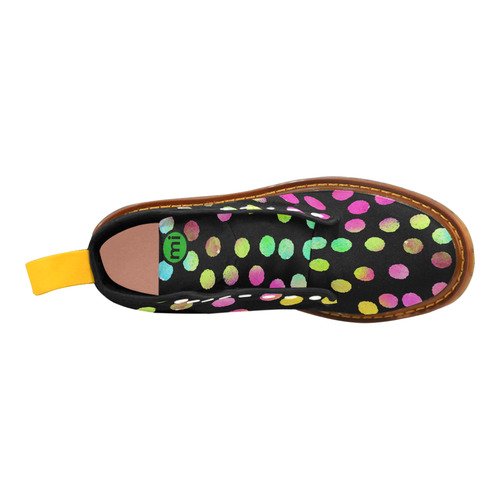 Multicolor Dots black. Inspired by the Magic Island of Gotland. Martin Boots For Women Model 1203H