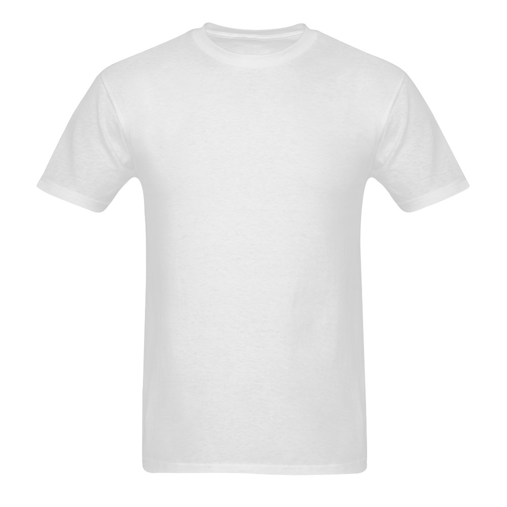 This My Color White Sunny Men's T- shirt (Model T06)