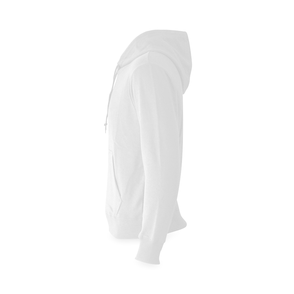 This My Color Pure White Oceanus Hoodie Sweatshirt (Model H03)