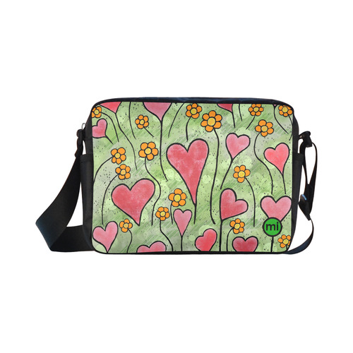 Where Love Grows. Inspired by the Magic Island of Gotland. Classic Cross-body Nylon Bags (Model 1632)