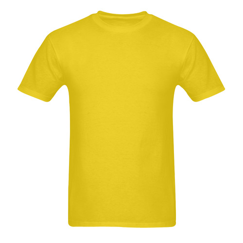 This My Color Cheery Yellow Sunny Men's T- shirt (Model T06)