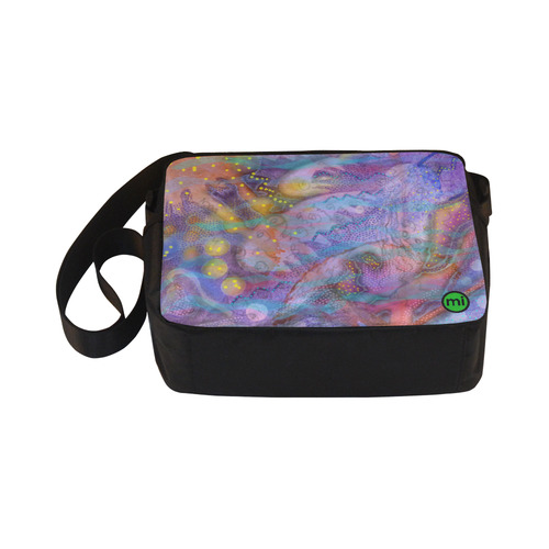 Brian Eno Music. Painted while listening to Brian Eno's music. Classic Cross-body Nylon Bags (Model 1632)