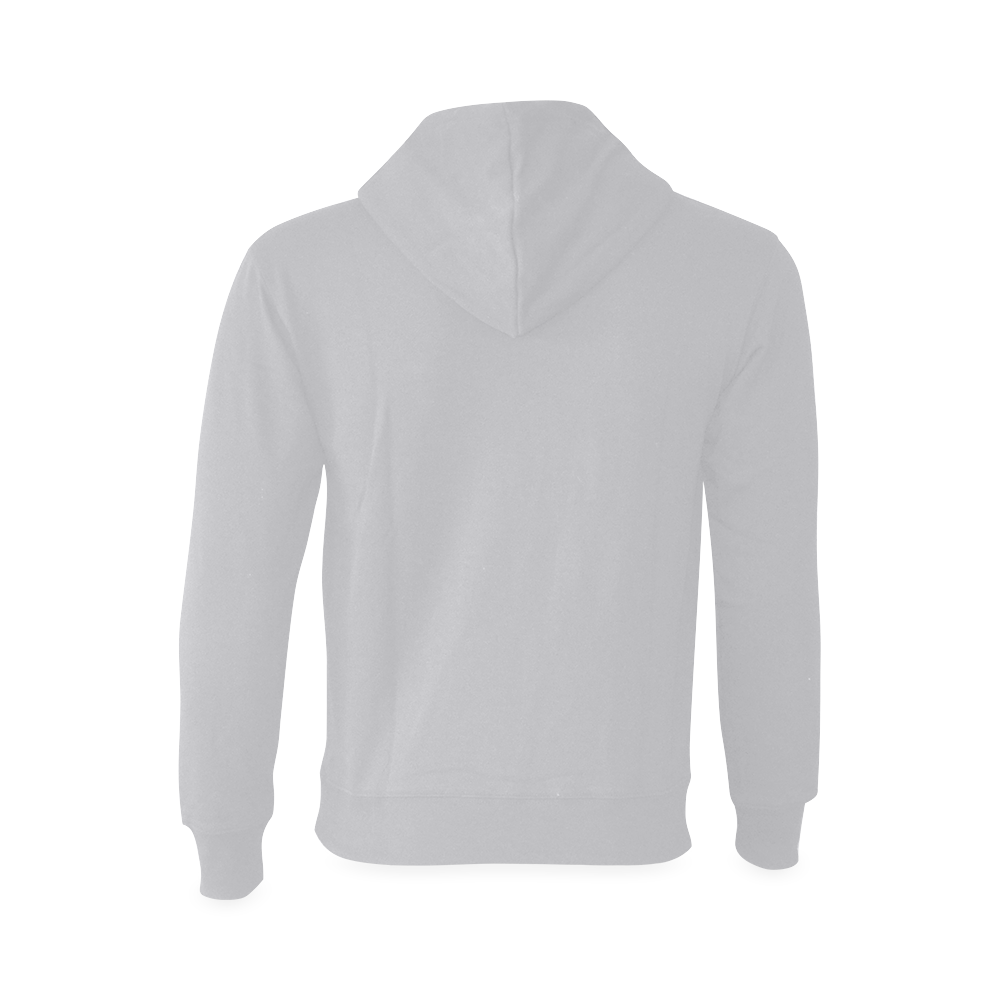 This My Color Gray Oceanus Hoodie Sweatshirt (Model H03)