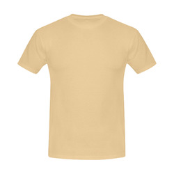 This My Color Pastel Cream Men's Slim Fit T-shirt (Model T13)