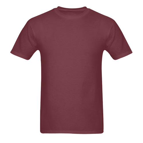 This My Color RedPurple Sunny Men's T- shirt (Model T06)