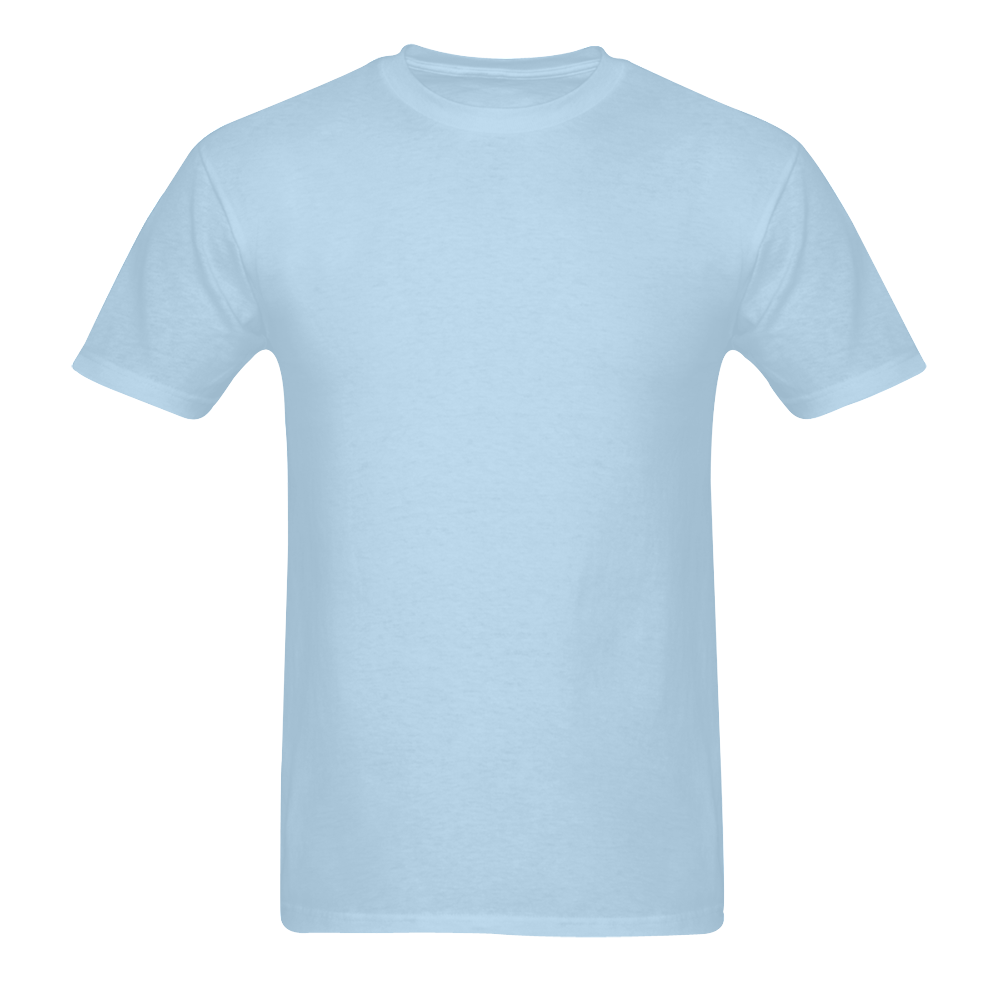 This My Color Liquid Blue Sunny Men's T- shirt (Model T06)