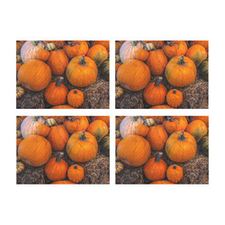 Pumpkins - 4 Placemats Placemat 14’’ x 19’’ (Set of 4)