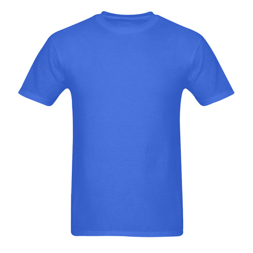 This My Color Bright Blue Sunny Men's T- shirt (Model T06)