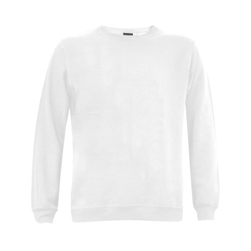 This My Color Pure White Gildan Crewneck Sweatshirt(NEW) (Model H01)