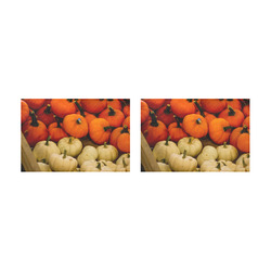 Pumpkins 2 - 2 Placemats Placemat 12’’ x 18’’ (Set of 2)