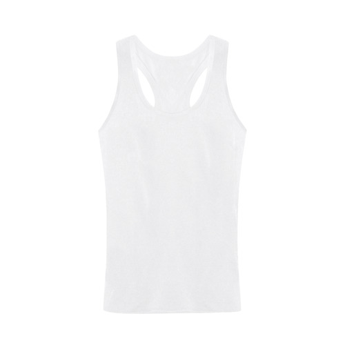 This My Color White Plus-size Men's I-shaped Tank Top (Model T32)