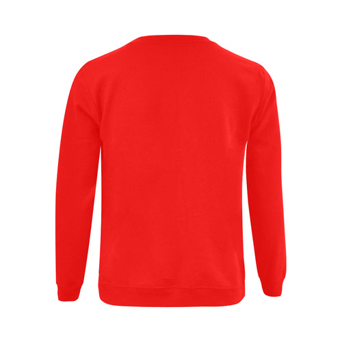 This My Color OrangeRed Gildan Crewneck Sweatshirt(NEW) (Model H01)