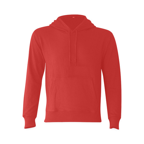 This My Color Washdown Red Oceanus Hoodie Sweatshirt (Model H03)