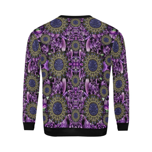 Flowers from paradise in fantasy elegante All Over Print Crewneck Sweatshirt for Men (Model H18)