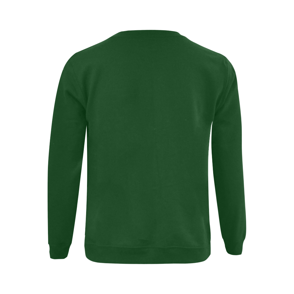 This My Color Earth Green Gildan Crewneck Sweatshirt(NEW) (Model H01)